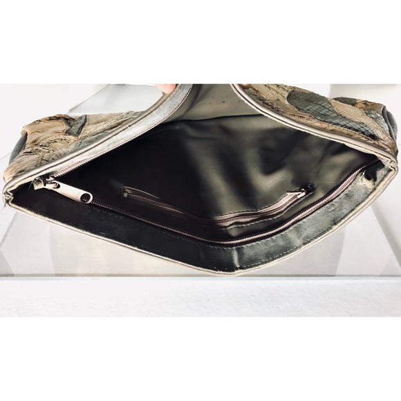 Vintage Python Patch Clutch - Picture 6 of 8